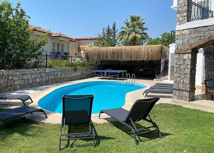 Large With Private Heated Outdoor Pool Villa Fethiye